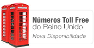N&uacute;meros Toll Free do Reino Unido
